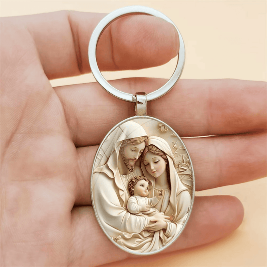 Divine Family Keychain