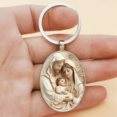 Divine Family Keychain