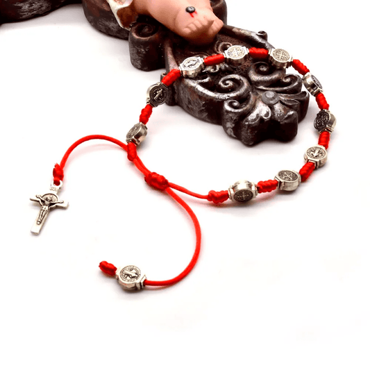 Scarlet Saint Benedict Protection Bracelet