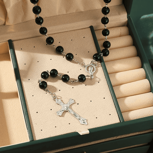 Vintage Pearls of Faith Rosary