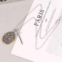 Saint Michael the Archangel Necklace — Celestial Protector