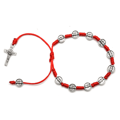 Scarlet Saint Benedict Protection Bracelet