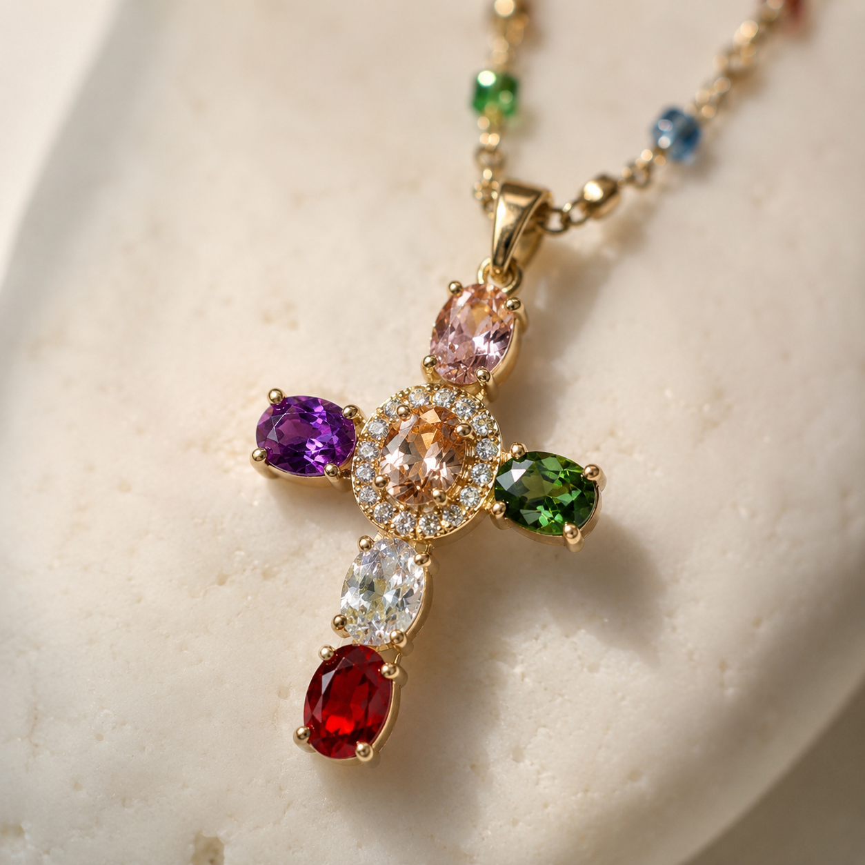 Rainbow of Faith Necklace