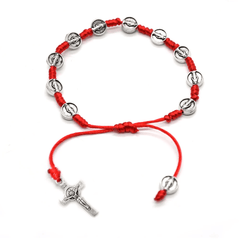 Scarlet Saint Benedict Protection Bracelet