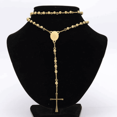 Golden Glitter Rosary