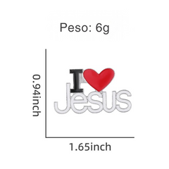 “I Love Jesus” Pin