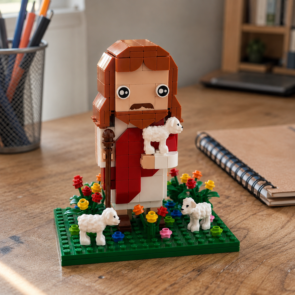 Biblical Building Blocks Jesus and the Sheep — 324 Pieces