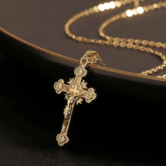 Radiant Cross Necklace