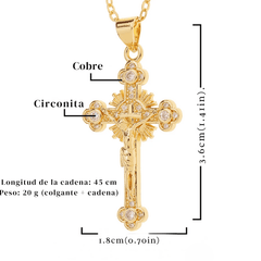 Radiant Cross Necklace