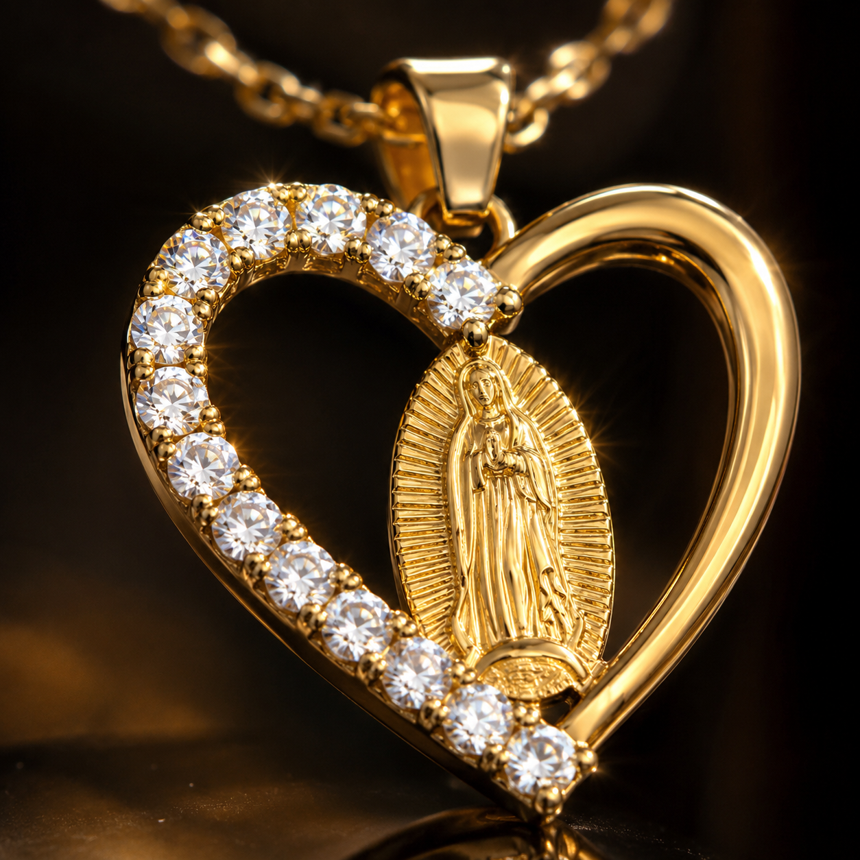 Heart of Guadalupe Necklace