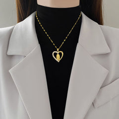 Guadalupe Heart Necklace
