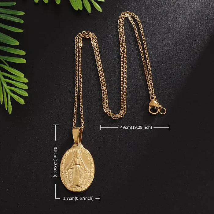 Protection and Grace of the Virgin Mary Necklace