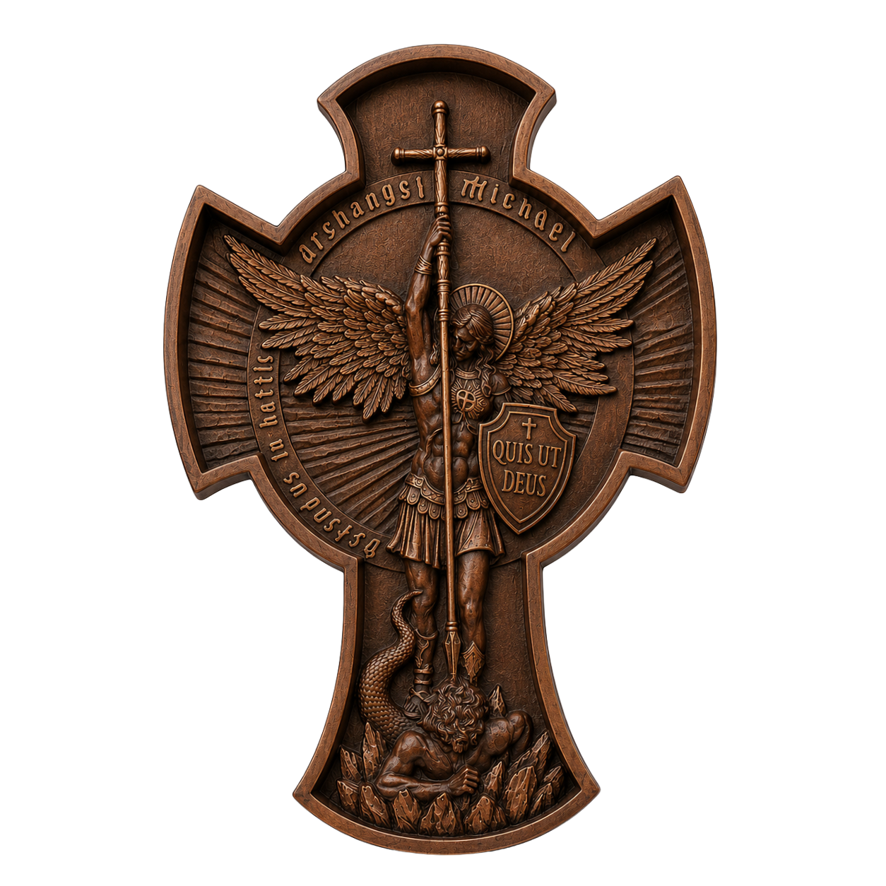 Sculpture of Saint Michael the Archangel