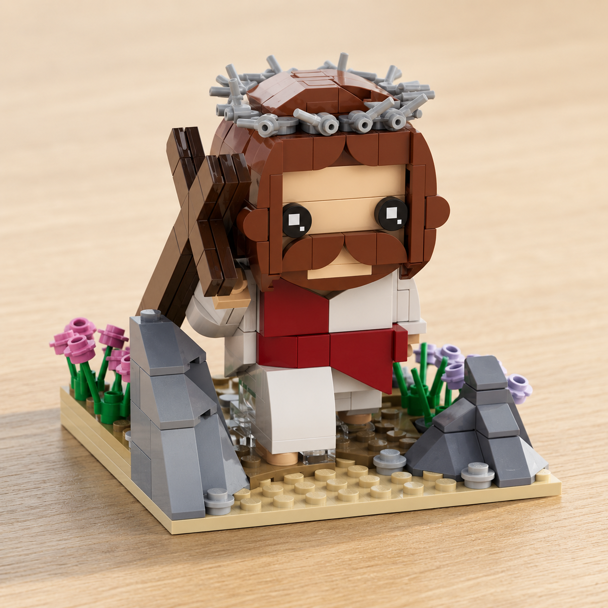 Jesus with the Crown of Thorns Building Blocks