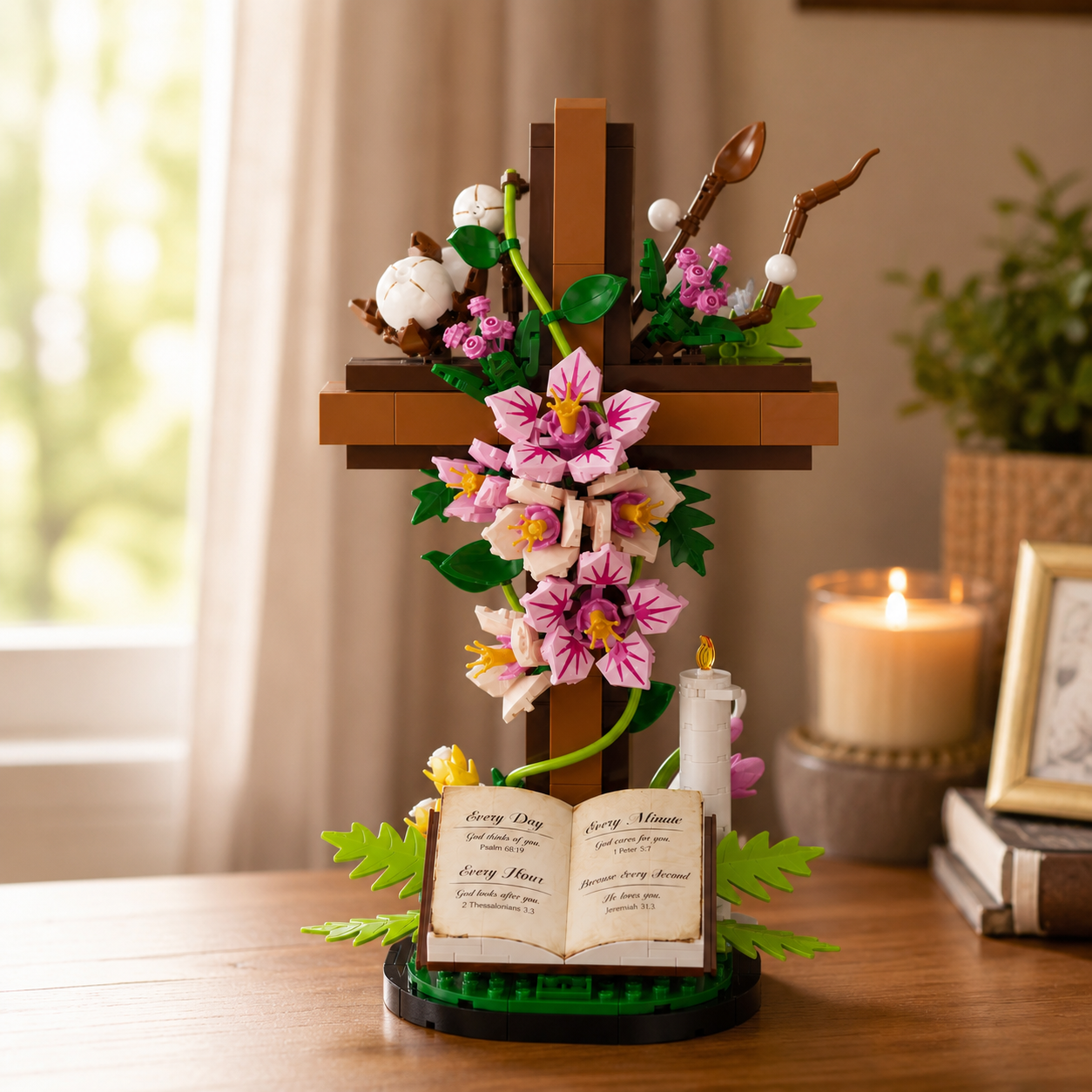 Flowering Cross Building Blocks