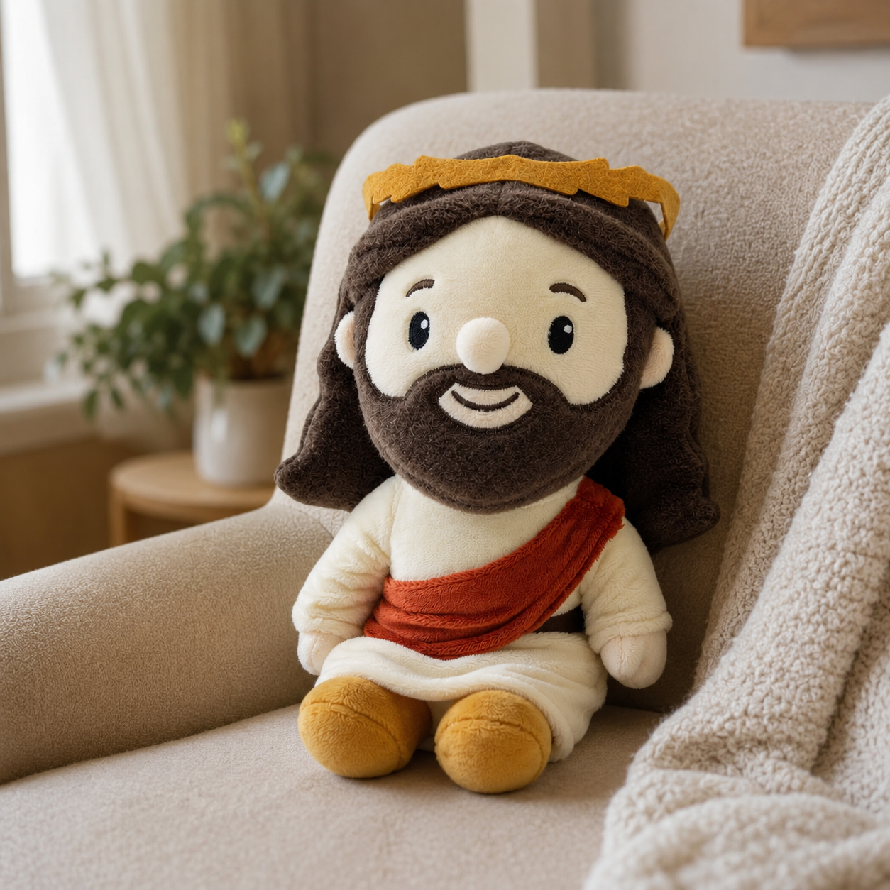 Jesus with Crown Plush