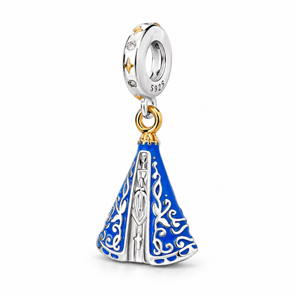 Star-Mantled Mother Charm 925 Silver
