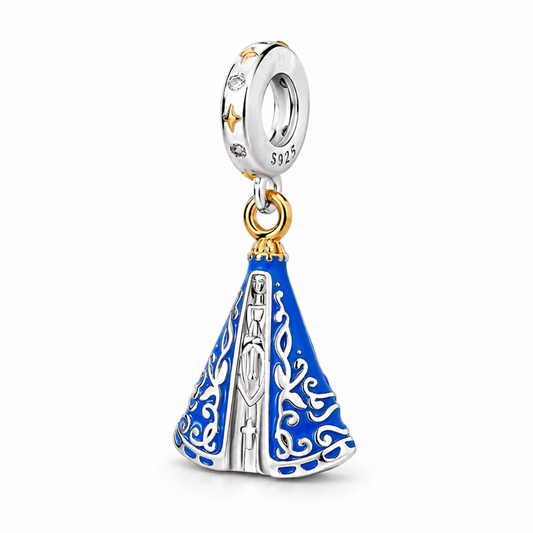 Star-Mantled Mother Charm 925 Silver