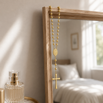 Golden Shine Rosary