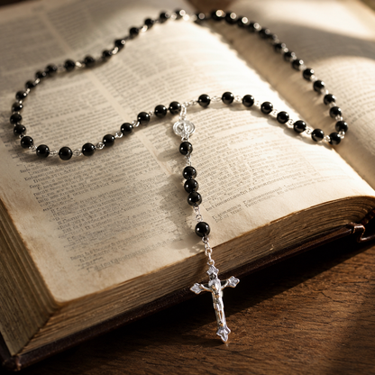 Vintage Pearls of Faith Rosary
