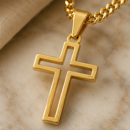 Minimalist Faith Cross Necklace
