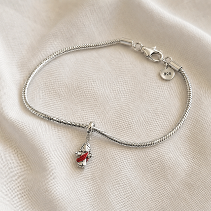 Risen Christ King Charm — 925 Silver