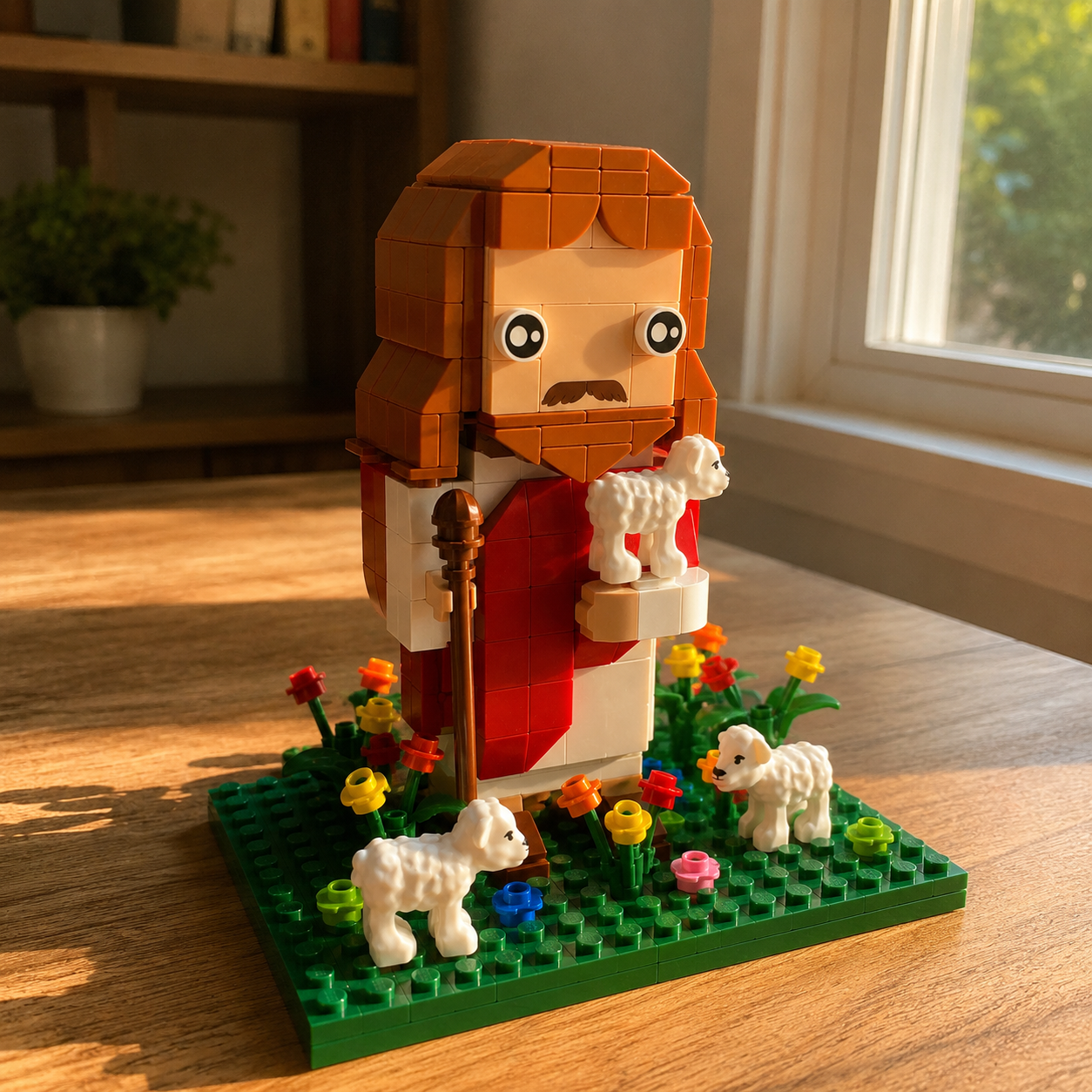 Biblical Building Blocks Jesus and the Sheep — 324 Pieces