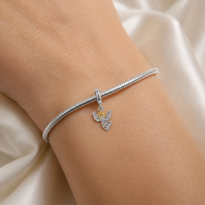 Angel of the Sun Charm 925 Silver
