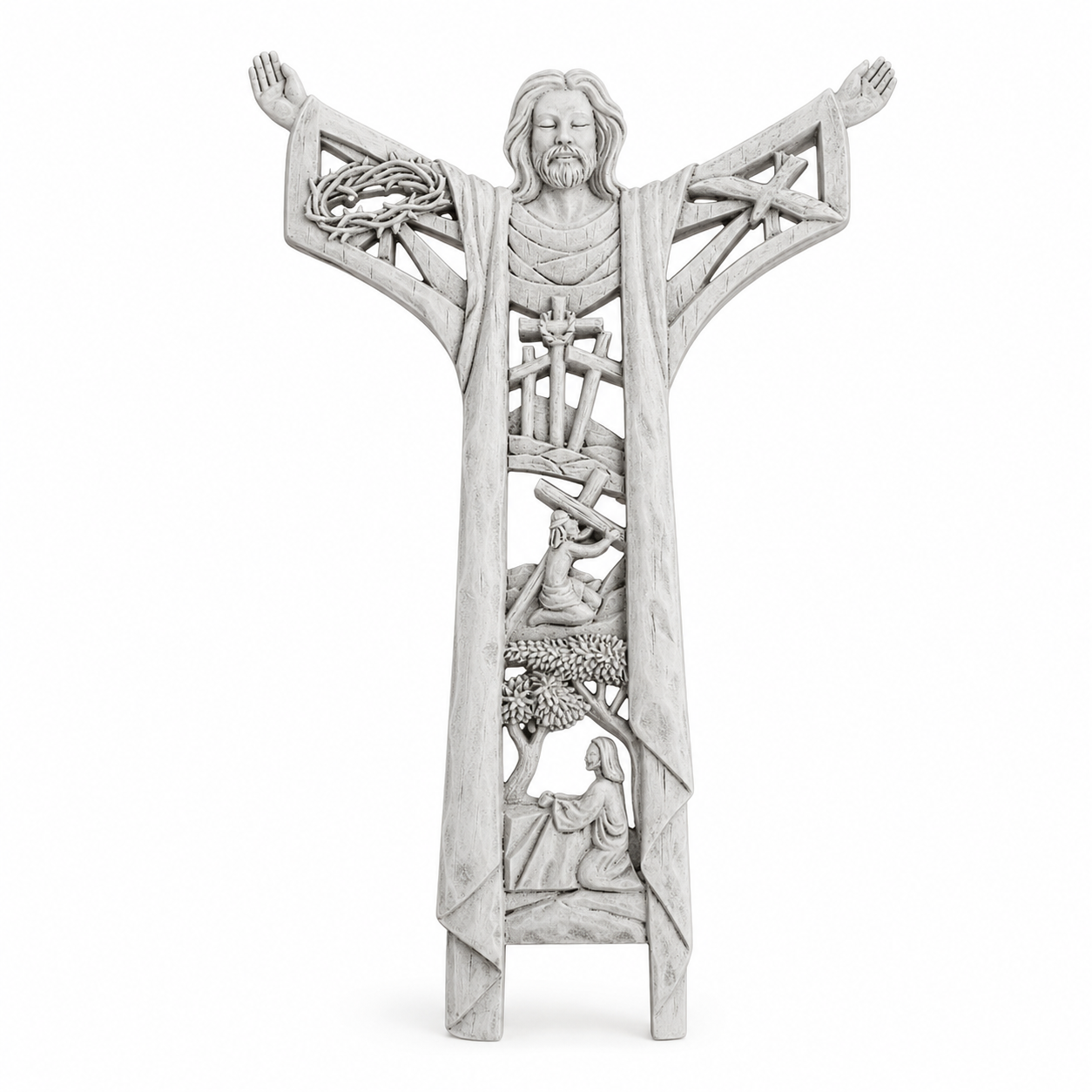 Risen Christ Wall Sculpture — Symbol of Victory and Eternal Life