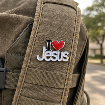 I Love Jesus Pin