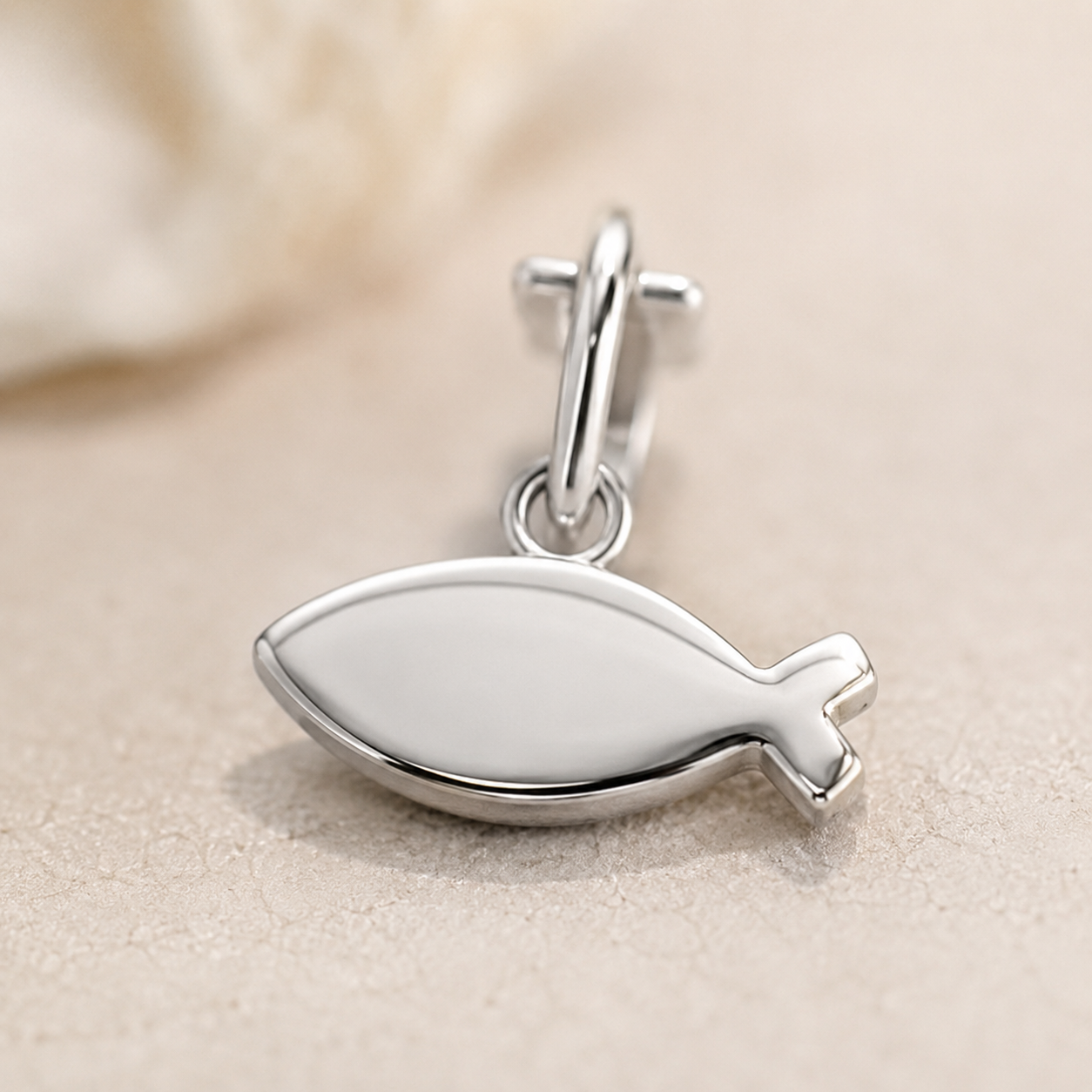 Rainbow Name of Jesus Charm — 925 Silver
