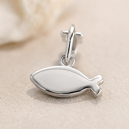 Rainbow Name of Jesus Charm — 925 Silver