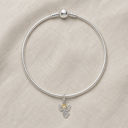 Angel of the Sun Charm 925 Silver