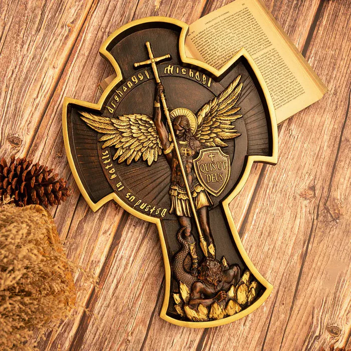 Sculpture of Saint Michael the Archangel