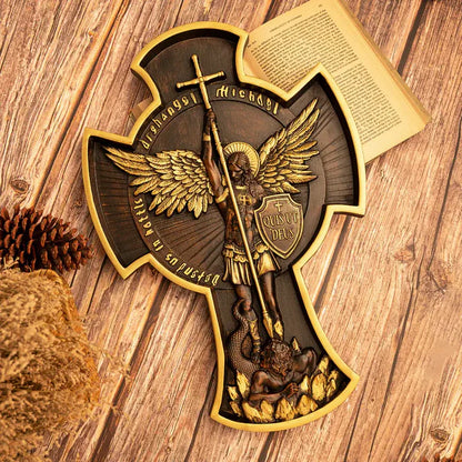 Sculpture of Saint Michael the Archangel