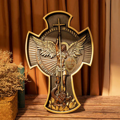 Sculpture of Saint Michael the Archangel