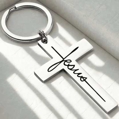 Jesus Redeemer Keychain