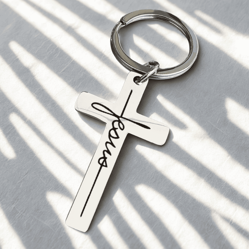 Jesus Redeemer Keychain
