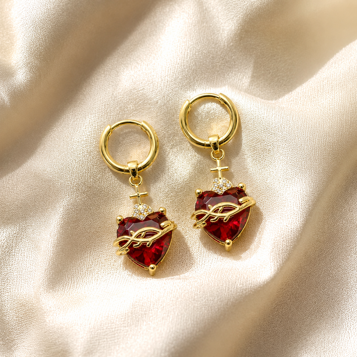 Sacred Heart Earrings