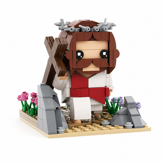 Jesus with the Crown of Thorns Building Blocks