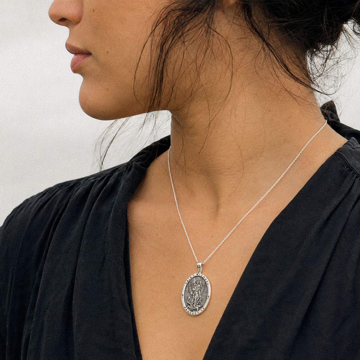Who Is Like God Saint Michael Necklace