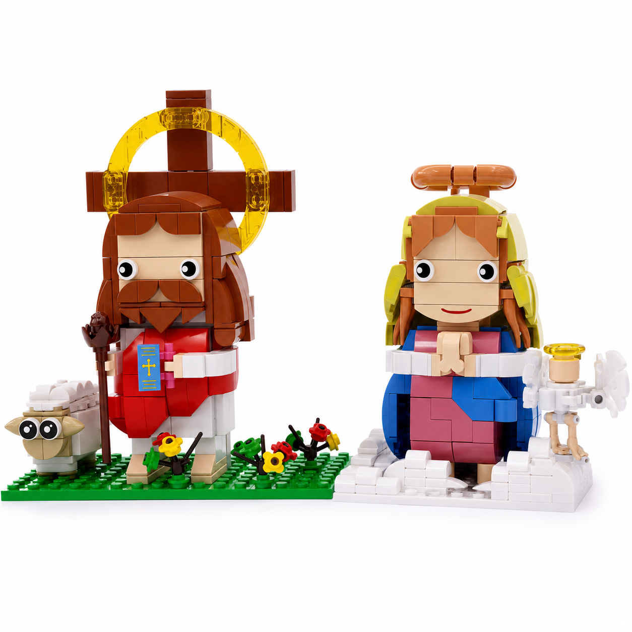 Jesus and Virgin Mary Building Blocks