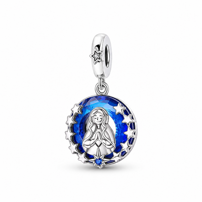 Our Lady of the Celestial Circle Charm 925 Silver