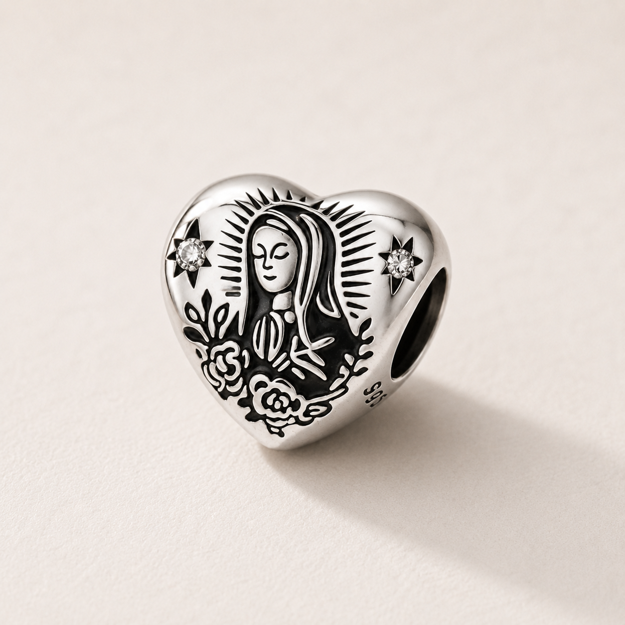 Our Lady of Guadalupe Patroness Charm — 925 Silver