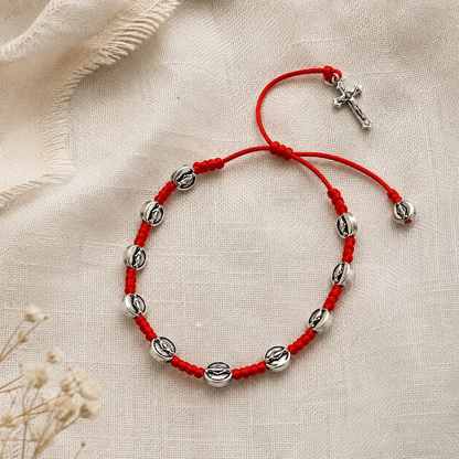 Scarlet Protection Saint Benedict Bracelet