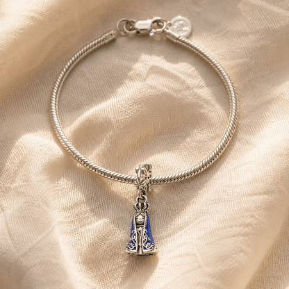 Queen of the Sapphire Mantle Charm — 925 Silver