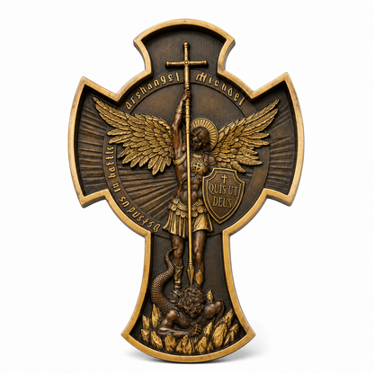 Sculpture of Saint Michael the Archangel