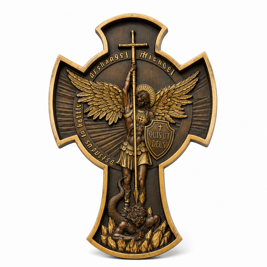 Sculpture of Saint Michael the Archangel