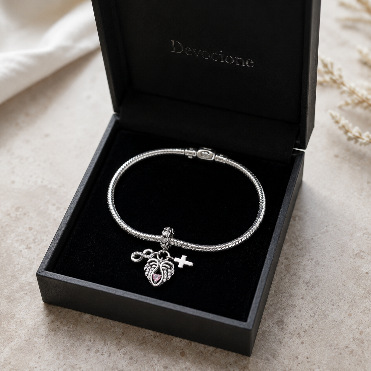 Always Protected Charm 925 Silver