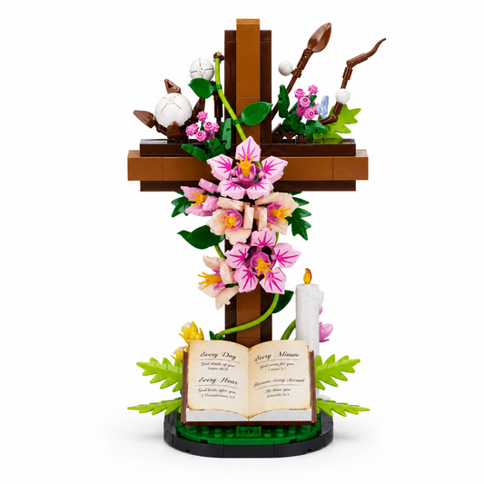 Flowering Cross Building Blocks